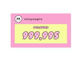 One Million Followers Sticker by Missy Empire