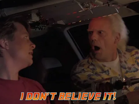 I Dont Believe It Michael J Fox GIF by Back to the Future Trilogy