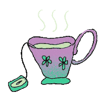 Tea Cup Sticker