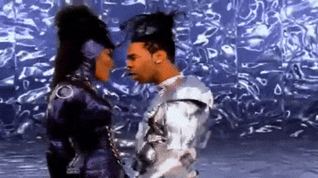 Busta Rhymes Silver GIF by Janet Jackson