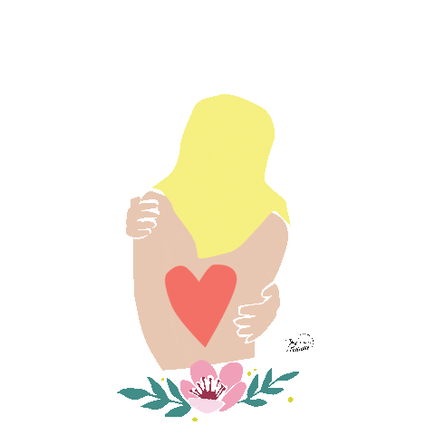 Heart Girl Power Sticker by Les Nanas d'Paname