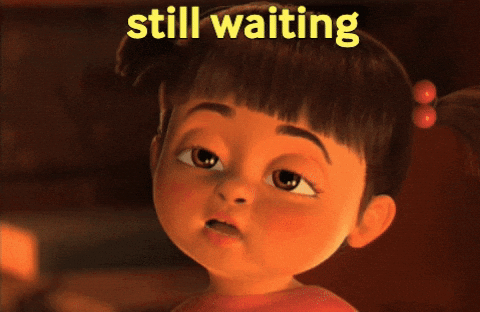 Giphy - Still Waiting Reaction GIF by MOODMAN