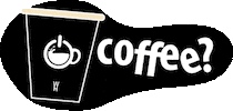 Coffee Work Sticker by Workhall Coworking