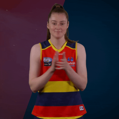 Clap Allan GIF by Adelaide Crows