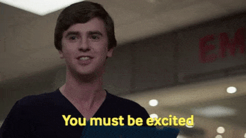 Excited The Good Doctor GIF by ABC Network