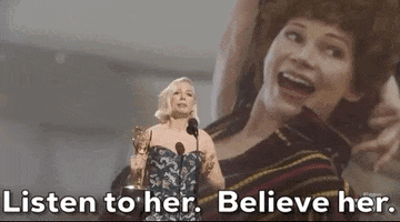 Believe Her Michelle Williams GIF by Emmys