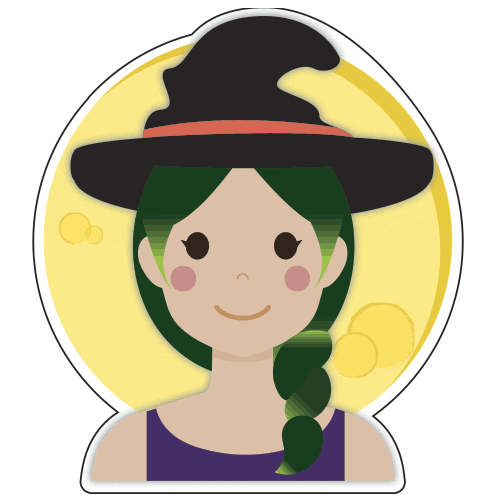 Halloween Wink Sticker