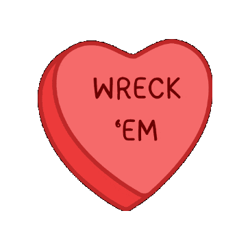Wreck Em Sticker by TTU MVP