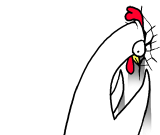 Angry Chicken GIF by happydog - Find & Share on GIPHY
