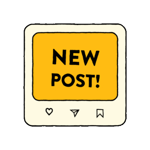 New Post Upload Sticker