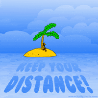 Keep Your Distance Health GIF by William Garratt