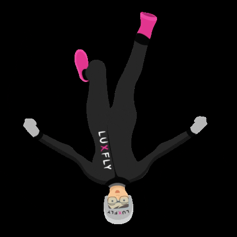 LUXFLY SKYDIVE GIF