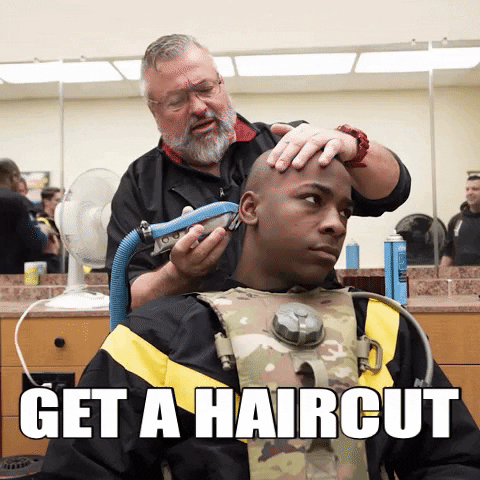 usarmy hair army barber soldier GIF