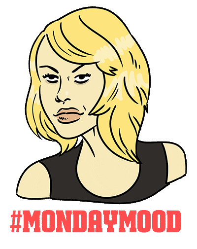 Taylor Swift Monday Sticker