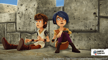 Animation Look At Each Other GIF by SWR Kindernetz