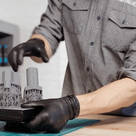 Formlabs support rip engineering 3d printing GIF