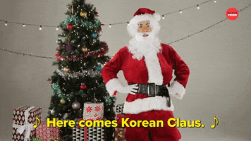 Christmas Tree Santa GIF by BuzzFeed