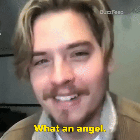 Dylan Sprouse Angel GIF by BuzzFeed