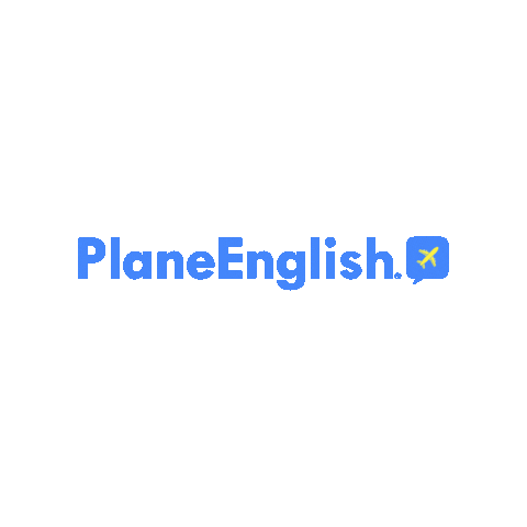PlaneEnglish Sticker