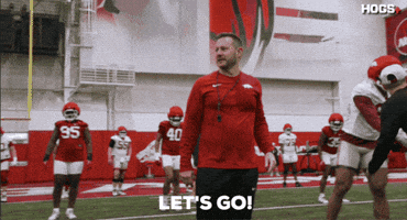 Arkansas Razorbacks Hype GIF by Hogs+