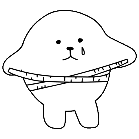 Sad Dog Sticker