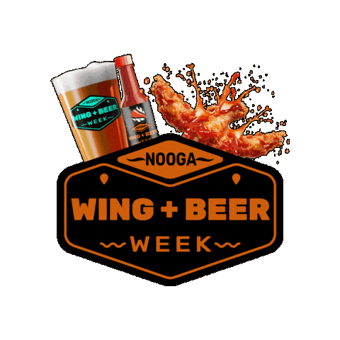 Wing Chattanooga Sticker by Nooga Nightlife