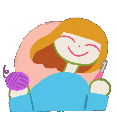 Crochet Sticker