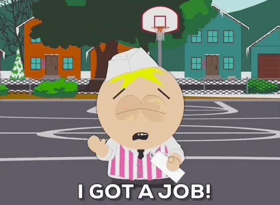 Butters Stotch Work GIF