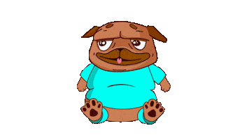 Dog Wink Sticker by BigBrains