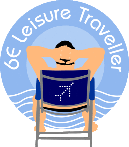 Travel Relaxing Sticker by IndiGo Airlines