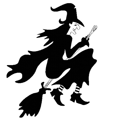 Halloween Witch Sticker by Emory University