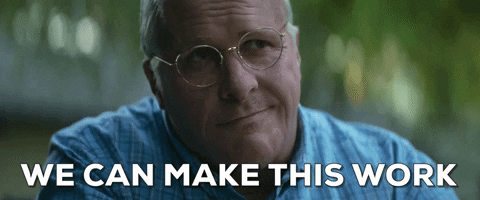 gif of a man saying 'we can make this work'