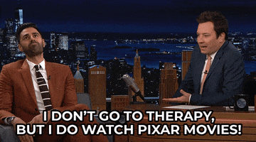 Pixar Therapy GIF by The Tonight Show Starring Jimmy Fallon