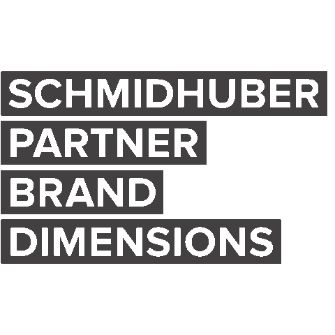SCHMIDHUBER Brand Experience Sticker