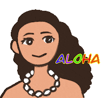 Hawaii Hello Sticker