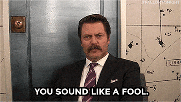 nick offerman insult GIF