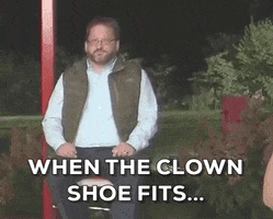 When The Clown Shoe Fits GIF by GIPHY News