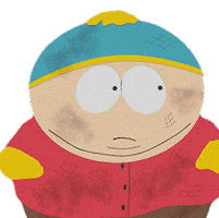 Cartman Hush Sticker by South Park