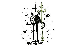 Street Art Hello Sticker