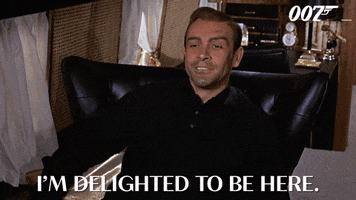Happy To Be Here Sean Connery GIF by James Bond 007