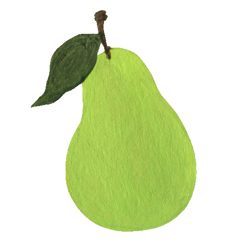 jananareally fruit fruits pear pears Sticker