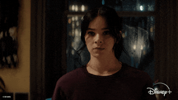 Awkward Hailee Steinfeld GIF by Marvel Studios