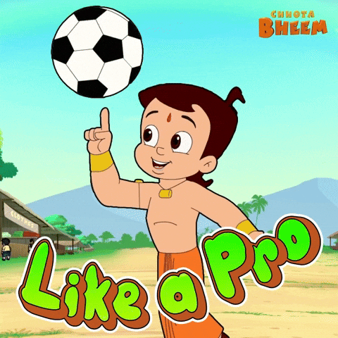 Football Player Wow GIF by Chhota Bheem