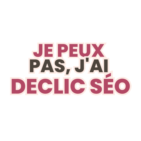 Déclicseo Sticker by Sandra Le Coq
