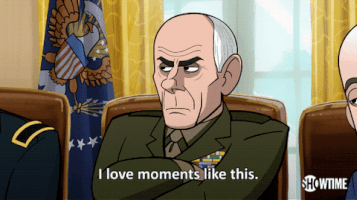 i love moments like this GIF by Our Cartoon President