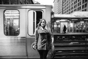 studiOsnap city train chicago cta GIF