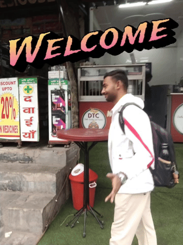 Welcome GIF