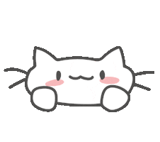 Cat Smile Sticker by TeaBag