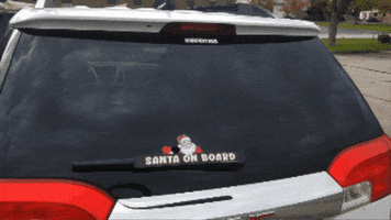 Santa GIF by WiperTags Wiper Covers