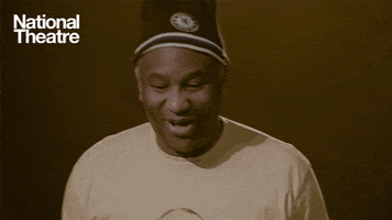 Excited Barber Shop GIF by National Theatre